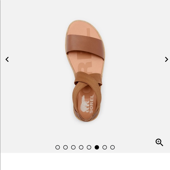 Sorel Women's Ella II Sandal - 10.5 - Velvet Tan - Picture 6 of 11